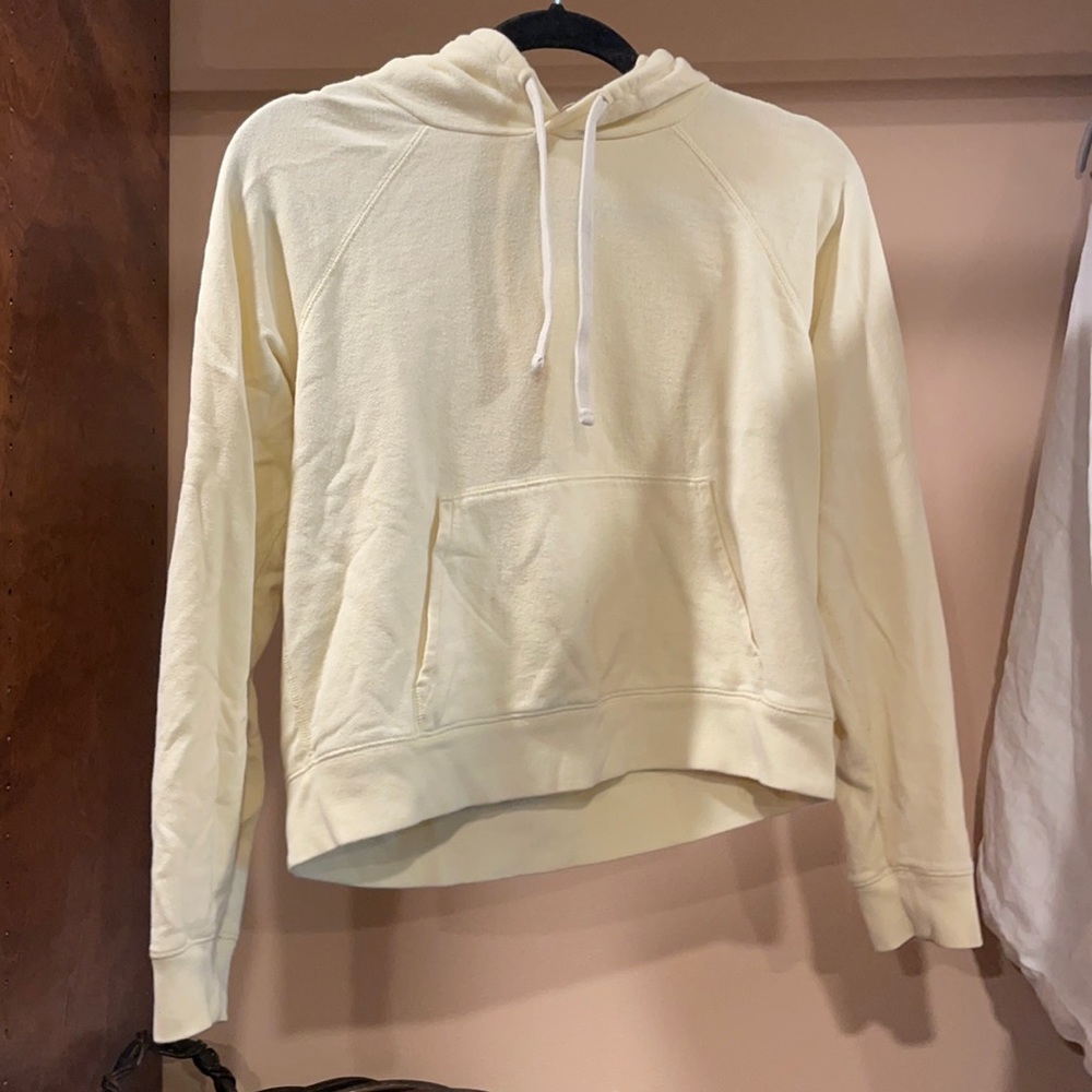 Everlane Lightweight French Terry Shrunken Hoodie